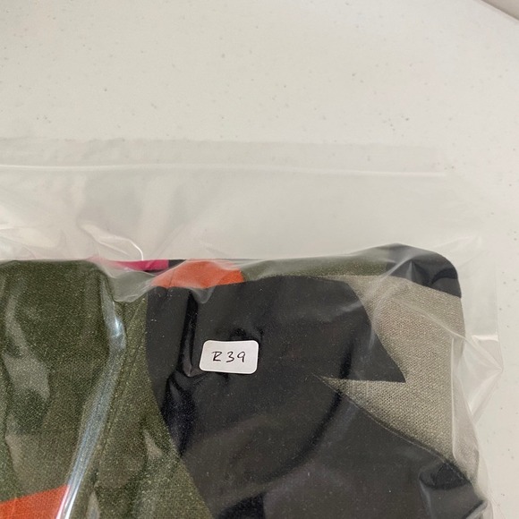 Osklen Foliage Print Maxi Wrap Dress Abstract Print Sleeveless Womens Large - Picture 10 of 10